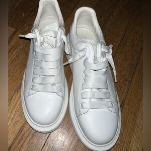Alexander McQueen Women's Oversized Low Top Sneaker. Size 40 D